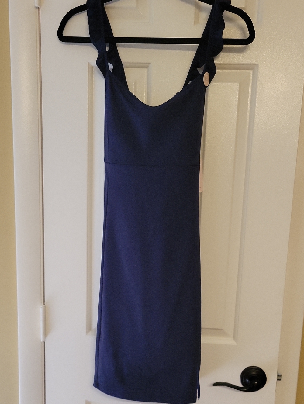 Sincerely Jules Navy Ruffle Strap Golf Tennis Dress